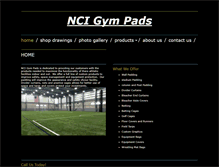Tablet Screenshot of ncigympads.com